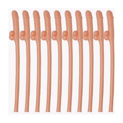 *Canudo Formato De Pênis Dicky Com 10un SI (FR8668... - Pimenta Sexy Shop e Lingerie Sensual