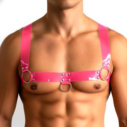 Harness Peitoral (GS101704) - Rosa - 40596 - Pimenta Sexy Shop e Lingerie Sensual
