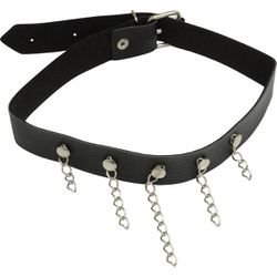 Coleira Com Corrente Brasil Fetiche (CC54-ST527-CC... - Pimenta Sexy Shop e Lingerie Sensual