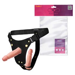 Cinta Dupla Invertida Com 2 Próteses (ST839-SSCTD0... - Pimenta Sexy Shop e Lingerie Sensual