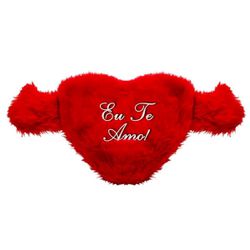 *Estojo em Pelúcia Formato Coração (12272) - Padrã... - Pimenta Sexy Shop e Lingerie Sensual