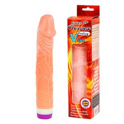 *Prótese 20x13cm Com Vibro Pleasure Fantasy Vibe S... - Pimenta Sexy Shop e Lingerie Sensual