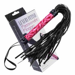 *Chicote Luxury Fetish 24cm VP (SM003-ST211) - Ros... - Pimenta Sexy Shop e Lingerie Sensual