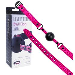 *Mordaça Bola Luxury Fetish VP (SM002-ST207) - Ros... - Pimenta Sexy Shop e Lingerie Sensual
