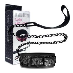 *Coleira Luxury Fetish VP (SM006-ST208) - Preto - ... - Pimenta Sexy Shop e Lingerie Sensual