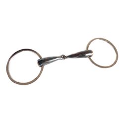 Bridão Argolão Inox com Bocal de Ferro - MF0125 - MF BOLSAS