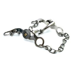 Freio Machadinho Inox com Bocal Partido - MF0117 - MF BOLSAS