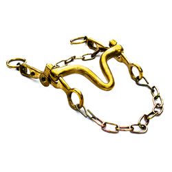 Freio Tostão Metal Amarelo - MF0121 - MF BOLSAS