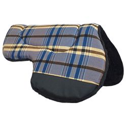 Manta Meia Aba Xadrez Azul - Preto - MF0028 - MF BOLSAS