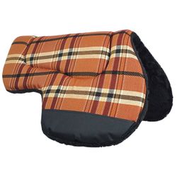 Manta Meia Aba Xadrez Laranja - Preto - MF0036 - MF BOLSAS