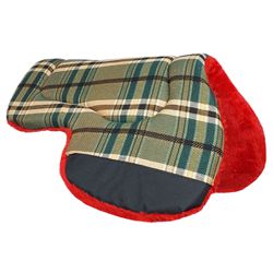 Manta Meia Aba Xadrez Verde - Vermelho - MF0043 - MF BOLSAS