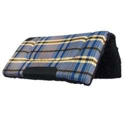 Manta Quarto De Milha Xadrez Azul e Preto - MF0070 - MF BOLSAS