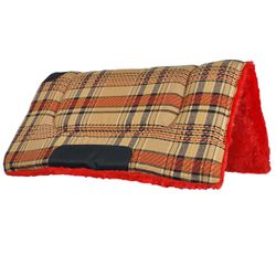 Manta Quarto De Milha Xadrez Cardife e Vermelho - ... - MF BOLSAS