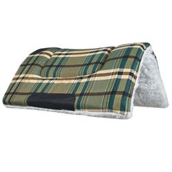 Manta Quarto De Milha Xadrez Verde e Branco - MF00... - MF BOLSAS