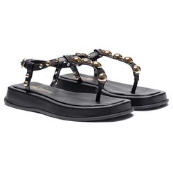 Sandália Flatform Valéria Preta - MIÁ MORENA
