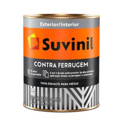 ESMALTE CONTRA FERRUGEM BRILHANTE PRETO SUVINIL 0,... - MIARA KRÜGER TINTAS