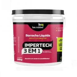BORRACHA LÍQUIDA IMPERTECH 3 EM 1 BRANCO HM RUBBER... - MIARA KRÜGER TINTAS