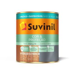 ESMALTE COR E PROTEÇÃO BASE ÁGUA PRETO FOSCO SUVIN... - MIARA KRÜGER TINTAS