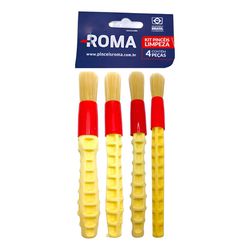 KIT PINCÉIS PARA LIMPEZA ROMA 635 4 PEÇAS - MIARA KRÜGER TINTAS