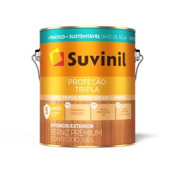 VERNIZ SUVINIL PROTEÇÃO TRIPLA (BASE ÁGUA) 3,6L - MIARA KRÜGER TINTAS