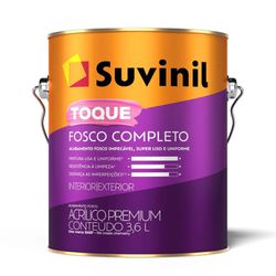 ACRÍLICO SUVINIL PREMIUM TOQUE FOSCO COMPLETO 3,6L - MIARA KRÜGER TINTAS