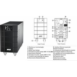 91.C1.032301 - Nobreak NHS Prime Senoidal (GIII 32... - Microsupply