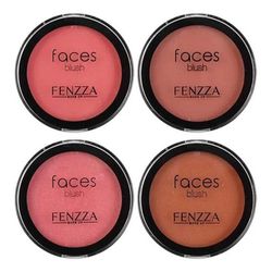 BLUSH COMPACTO FACES FENZZA - 0052 - MIL OPÇÕES MAQUIAGEM