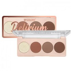 PALETA DE CONTORNO E ILUMINADOR DELIRIUM SP COLORS... - MIL OPÇÕES MAQUIAGEM