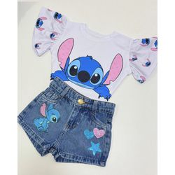 Conjunto Stitch - Mini Bella Kids