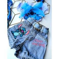 Shorts Stitch - Mini Bella Kids