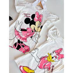 Vestido Minnie e Margarida - Mini Bella Kids