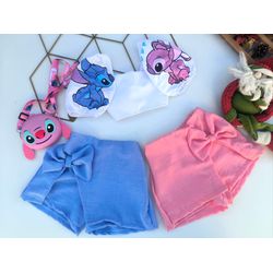 Conjunto Stitch Novo - Mini Bella Kids