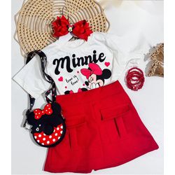 Conjunto shorts e blusa - Mini Bella Kids