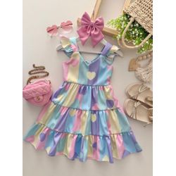 Vestido Coração - Mini Bella Kids