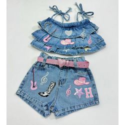 Conjunto Boiadeira - Mini Bella Kids