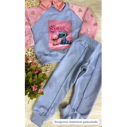 Conjunto Stitch e angel Love - Mini Bella Kids