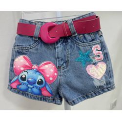 Shorts Personalizado Stitch - Mini Bella Kids