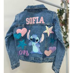 Jaqueta Personalizada Stitch - Mini Bella Kids