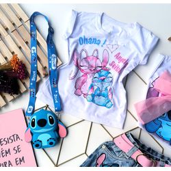 T Shirts Stitch e angel - Mini Bella Kids