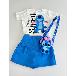 Conjunto Stitch Fofinho - Mini Bella Kids