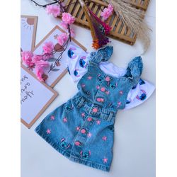 Salopete Stitch - Mini Bella Kids