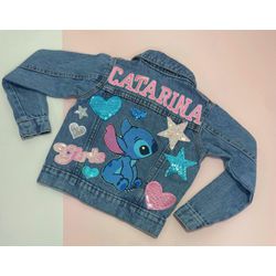 Jaqueta Personalizada Stitch - Mini Bella Kids