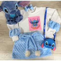 Conjunto Stitch Moletom - Mini Bella Kids