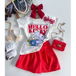 Conjunto Hello kity com Gloss - Mini Bella Kids