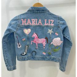 Jaqueta Cavalo Rosa - Mini Bella Kids