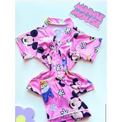 Pijama Minnie Temático - Mini Bella Kids