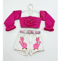 Conjunto Maria Flor - Mini Bella Kids