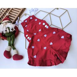 Macacão coração - Mini Glitz