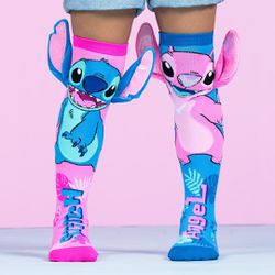 Meia Stitch e Angel 3D - Mini Bella Kids