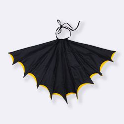 Asa Morcego Preto e Amarelo Halloween